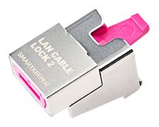 Smart Keeper NC13P1PK 12 x LAN Cable Locks 2 without Lock Key Basic Pink SLSART-0317 SLSART0317 von LumaTech