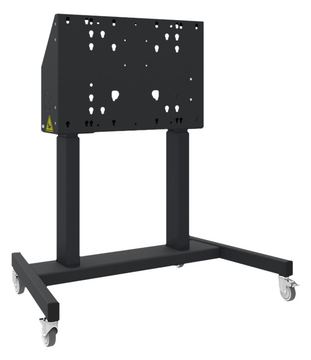 SmartMetals Mounting Solutions Wagen - motorisiert - für Touchscreen Bildschirm bis zu 86 - Kollisionsschutz - Schwarz von LumaTech