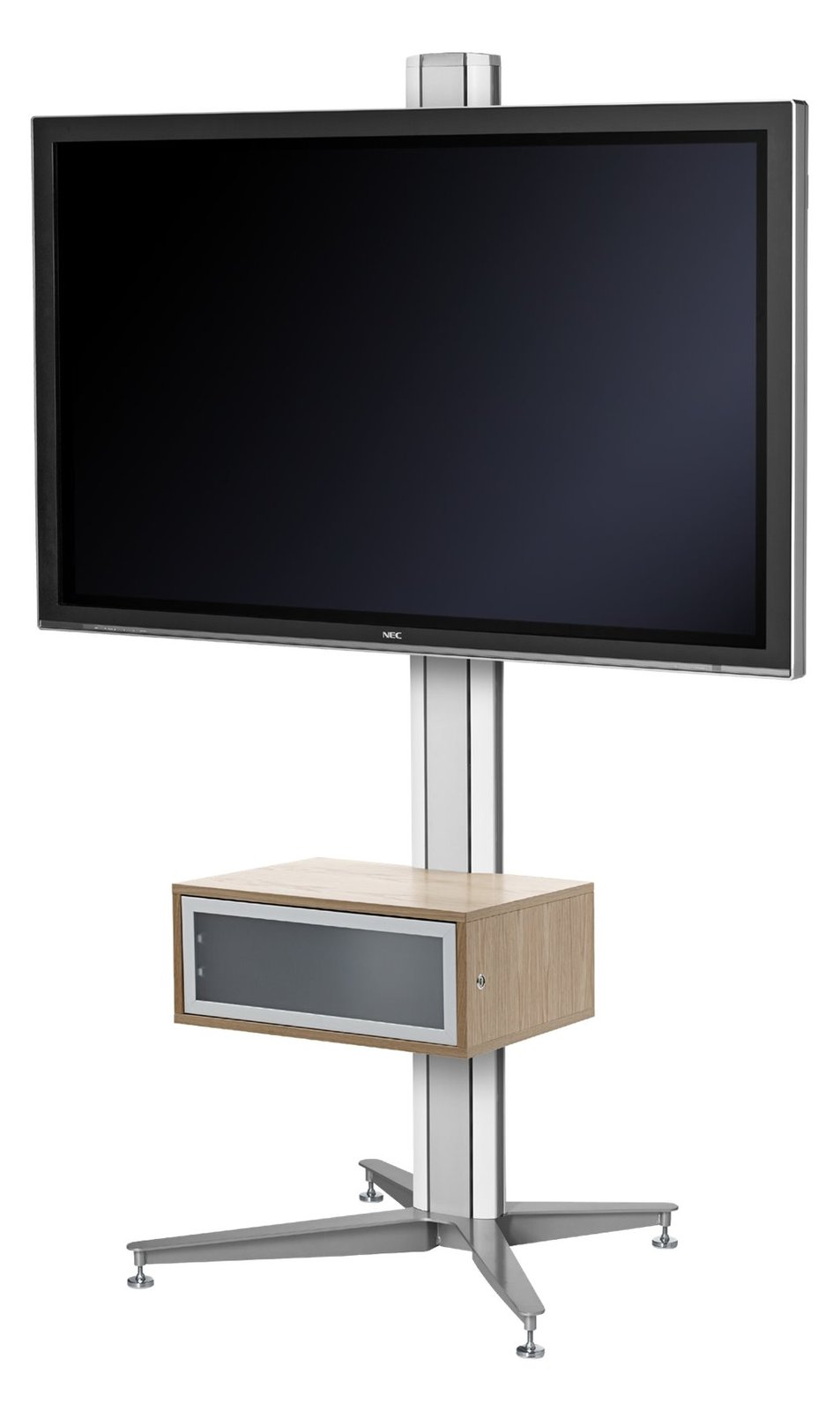SMS Flatscreen X FH T1455 - Aufstellung - neig- und schwenkbar - für Flachbildschirm zwischen 40 und 55 - weiß
