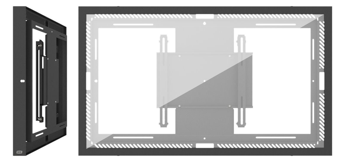 SMS Smart Media Solutions 55L/P Casing Wall G2 BL - 139,7 cm (55 Zoll) - 200 x 400 mm - 400 x 400 mm