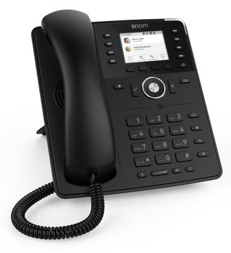 Snom D735 - VoIP-Telefon - dreiweg Anruffunktion - Schwarz von LumaTech