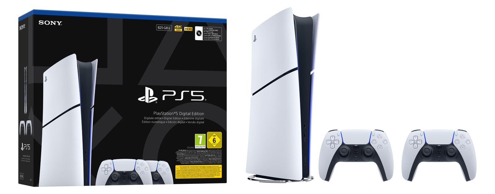 Sony Playstation 5 Slim Digital+ 2 Controller - Ethernet