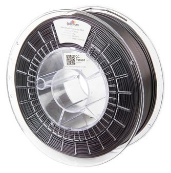 Spectrum Filaments 3D Filament PLA Premium 1.75mm wizard CHARCOAL Opalisierend Schwarz von LumaTech