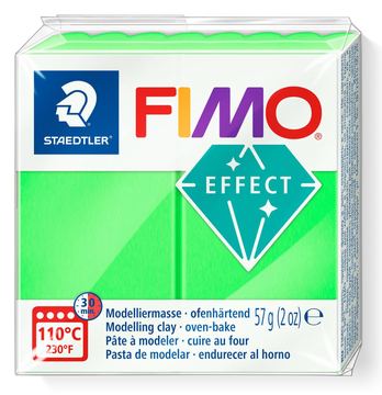 STAEDTLER FIMO 8010 - Modellierton - Grün - Erwachsener - 1 Stück(e) - Neon green - 1 Farben