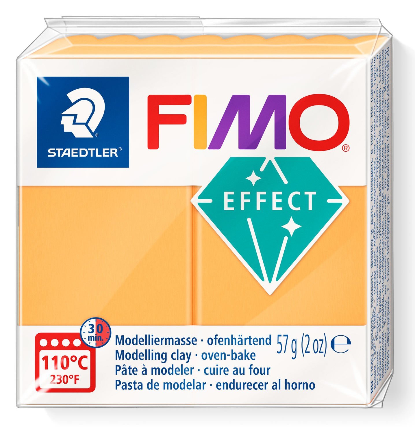 STAEDTLER FIMO 8010 - Modellierton - Orange - Erwachsener - 1 Stück(e) - Neon orange - 1 Farben