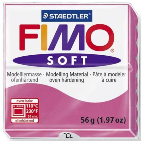 STAEDTLER FIMO soft - Modellierton - Pink - 110 °C - 30 min - 56 g - 55 mm