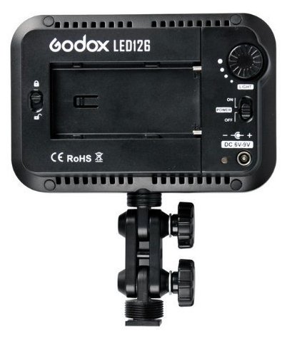 Godox  LED126 - Glühbirne - 7,5 W - LED - 0,143 m - Schwarz - 9,65 cm