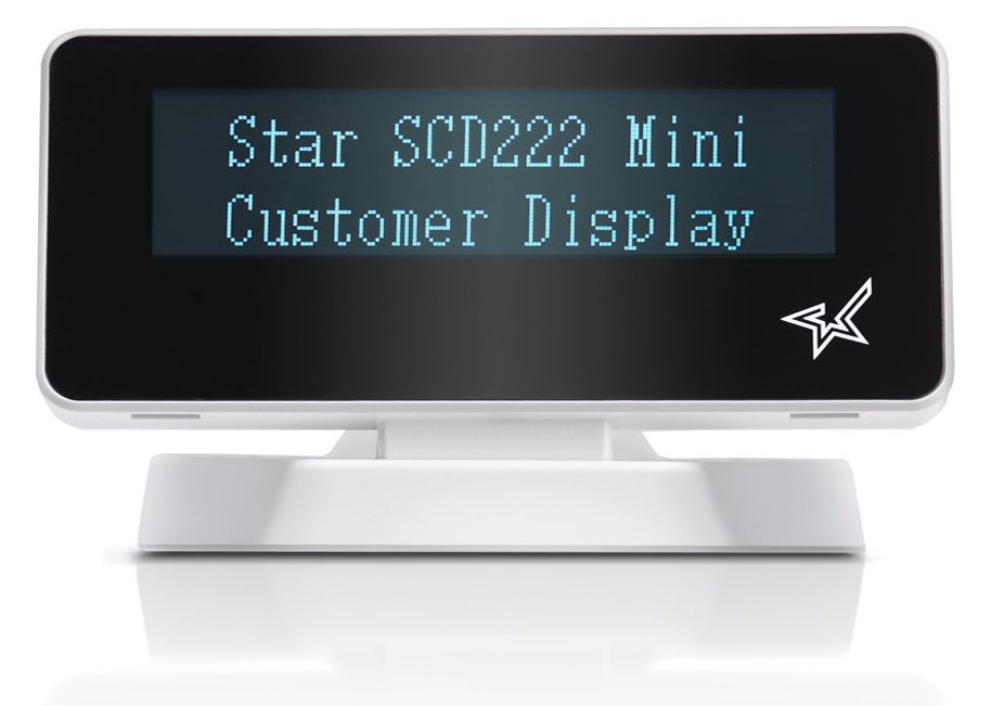 Star Micronics Star SCD222U - Kundenanzeige - USB - weiß - USB
