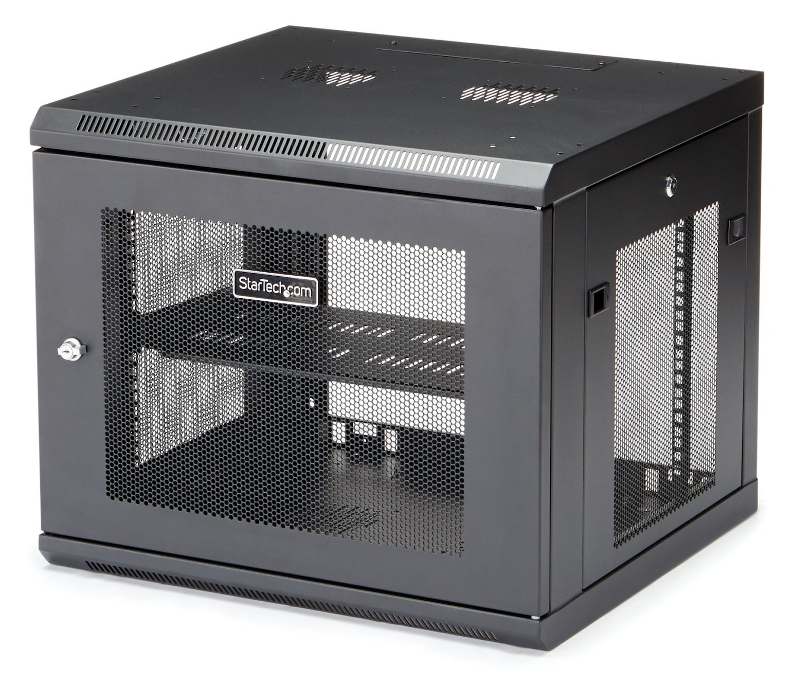StarTech.com 9U Wall Mount Server Rack Cabinet - 4-Post Adjustable Depth (2 to 19)