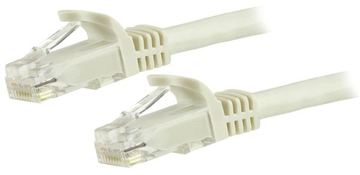 StarTech.com 1.5m CAT6 Ethernet Cable, 10 Gigabit Snagless RJ45 650MHz 100W PoE Patch Cord - Weiß von LumaTech