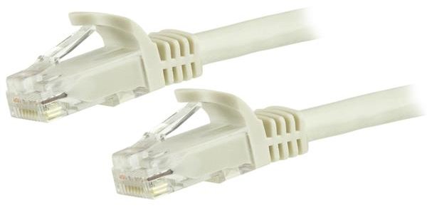 StarTech.com 1.5m CAT6 Ethernet Cable, 10 Gigabit Snagless RJ45 650MHz 100W PoE Patch Cord - Weiß