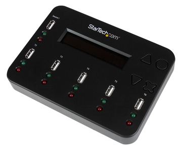 StarTech.com 1:5 Standalone USB Flash Drive Duplikator und Eraser-1 zu 5 Flash Drive Kopierer & Sanitizer von LumaTech