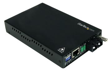 StarTech.com 10/100 Mbit/s Ethernet Single Mode LWL / Glasfaser SC Medienkonverter 30 km von LumaTech