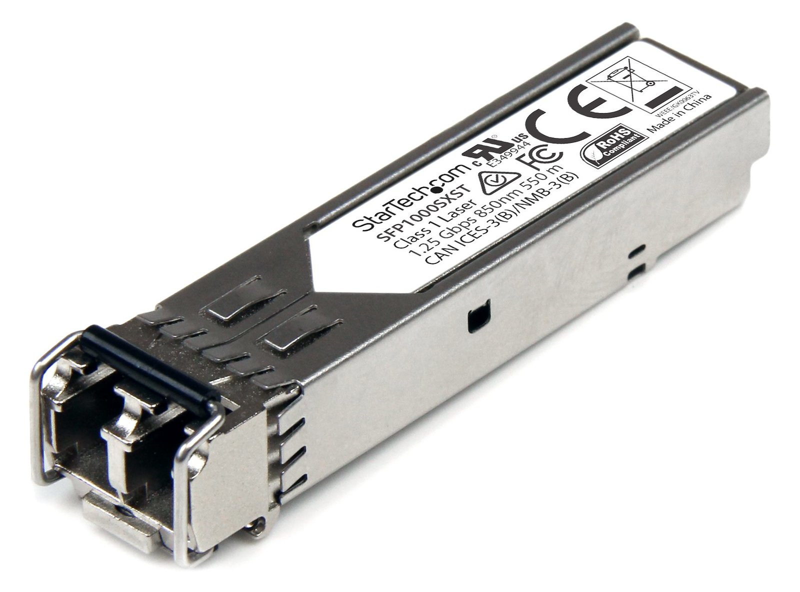StarTech.com 1000BASE-SX - Gigabit Transceiver - LC Glasfaser - MSA konform - 550m - Gigabit SFP Modul