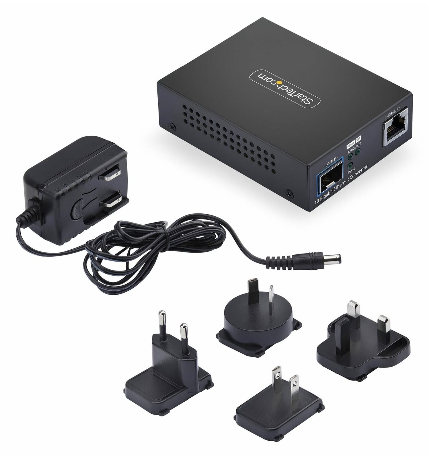 StarTech.com 10GbE SFP+ Fiber Media Converter 10 Gigabit Ethernet RJ-45 to 10GBase-X - KVM-Umschalter