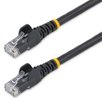 StarTech.com 10m Cat5e Ethernet Netzwerkkabel Snagless mit RJ45 - Cat 5e UTP Kabel - Schwarz - Patch-Kabel - RJ-45 (M) von LumaTech