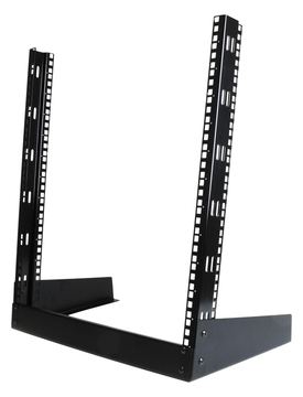 StarTech.com 12 HE 19 Desktop 2 Pfosten Open Frame Rack - Schrank offener Rahmen - Schwarz - 12U - 48.3 cm (19) von LumaTech