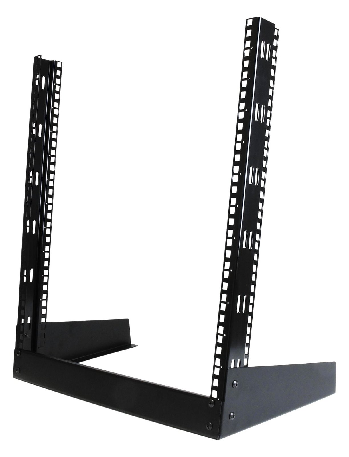 StarTech.com 12 HE 19 Desktop 2 Pfosten Open Frame Rack - Schrank offener Rahmen - Schwarz - 12U - 48.3 cm (19)