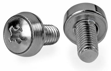 StarTech.com 12-24 Server Rack Screws - 50 pack - Nickel-plated - Rack-Schrauben - Silber - US-Regierung von LumaTech