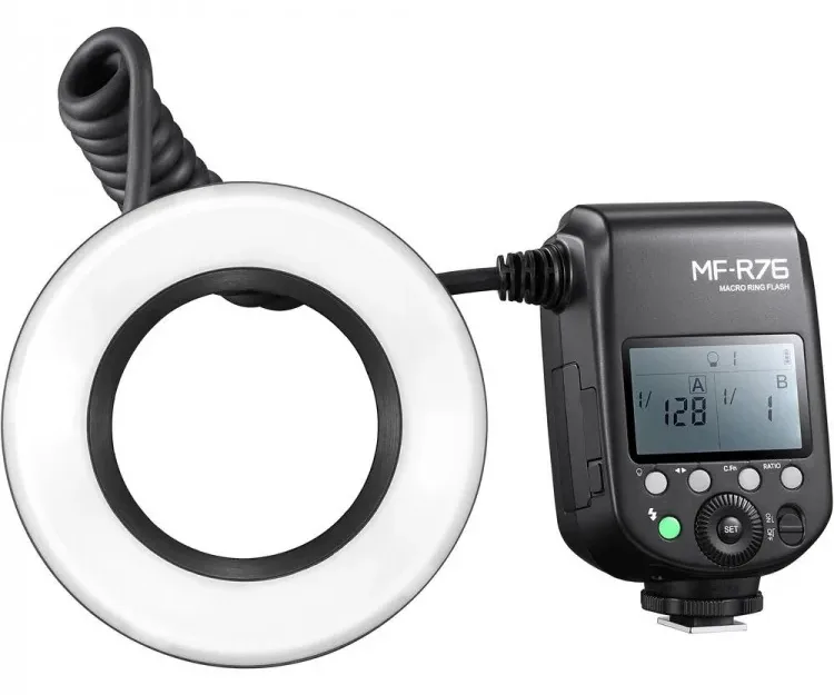 Godox  MF-R76 Macro Ringblitz, Ansicht 2