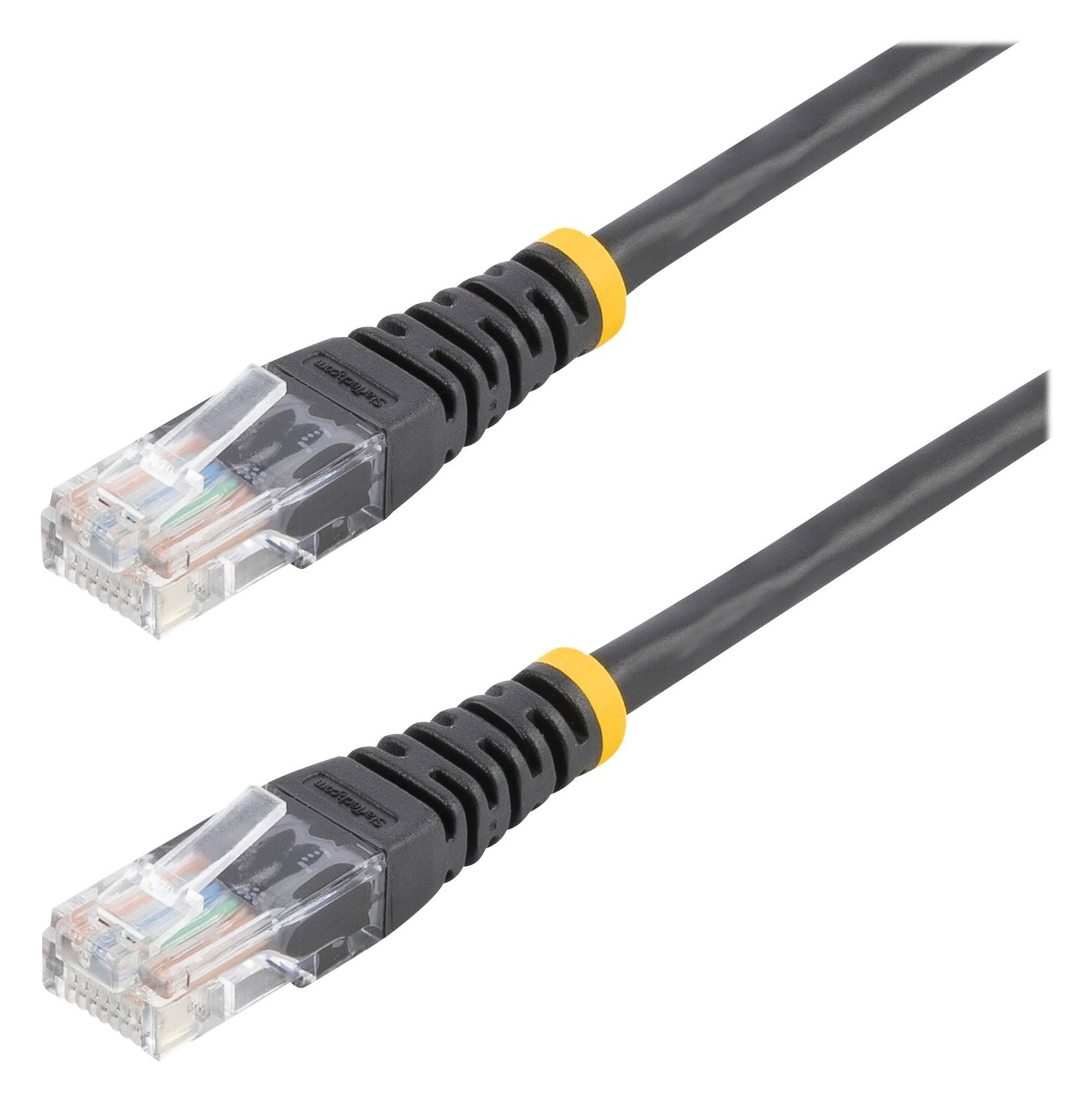 StarTech.com 15m Cat5e RJ45 UTP Patchkabel - Cat 5e Netzwerkkabel - Schwarz - Patch-Kabel - RJ-45 (M)