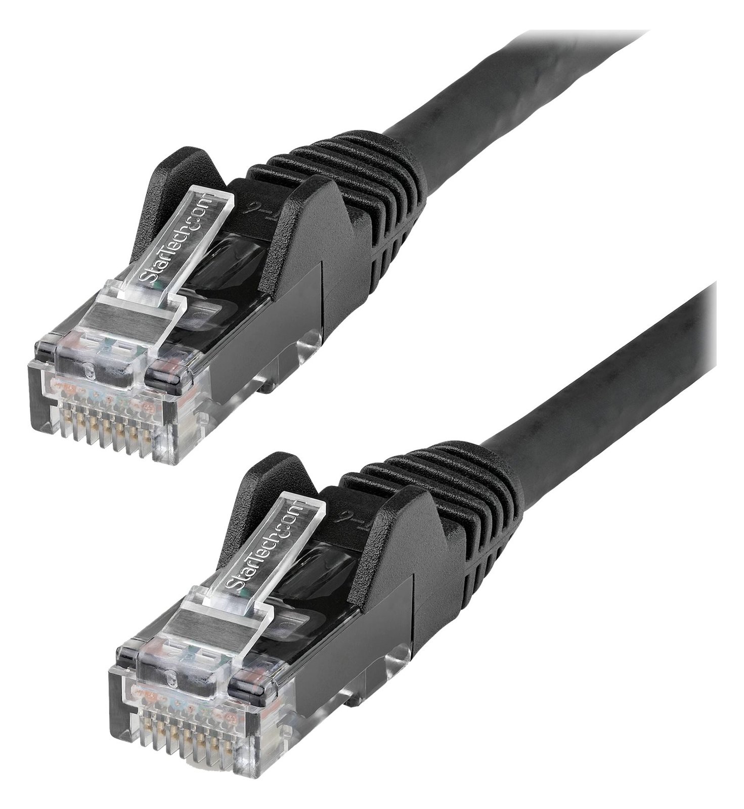 StarTech.com 15m Netzwerkkabel CAT6 - LSZH(weniger Rauch, Halogenfrei) - 10Gbit 650MHz 100W POE RJ45 U/UTP - Schwarz