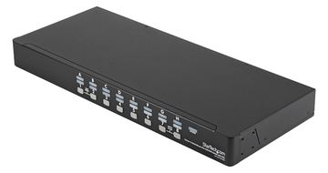 StarTech.com 16 Port 1HE USB VGA KVM Switch mit OSD zur Rack-Montage inkl. Kabeln von LumaTech