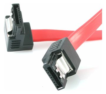StarTech.com 18in Latching SATA to Right Angle SATA Serial ATA Cable - SATA-Kabel - Serial ATA 150/300 - SATA (W) von LumaTech