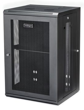 StarTech.com 18U 19 Wall Mount Network Cabinet, 16 Deep Hinged Locking IT Network Switch Depth Enclosure von LumaTech