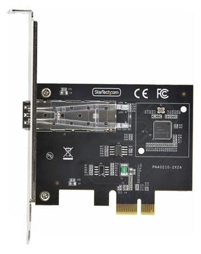 StarTech.com 1-Port GbE SFP Network Card, PCIe 2.1 x1, Intel I210-IS, 1GbE Controller, 1000BASE Copper/Fiber Optic von LumaTech