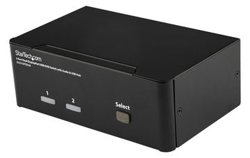StarTech.com 2 Port Dual DisplayPort USB KVM Switch mit Audio von LumaTech