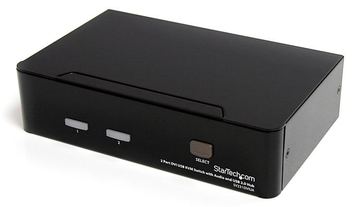 StarTech.com 2 Port DVI USB KVM Switch mit Audio und USB 2.0 Hub von LumaTech