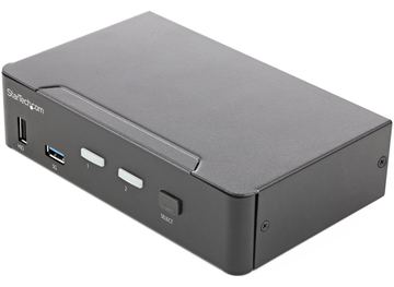 StarTech.com 2 Port HDMI KVM-Switch - Einzelmonitor 4K 60Hz Ultra HD HDR - HDMI 2.0 KVM Umschalter von LumaTech