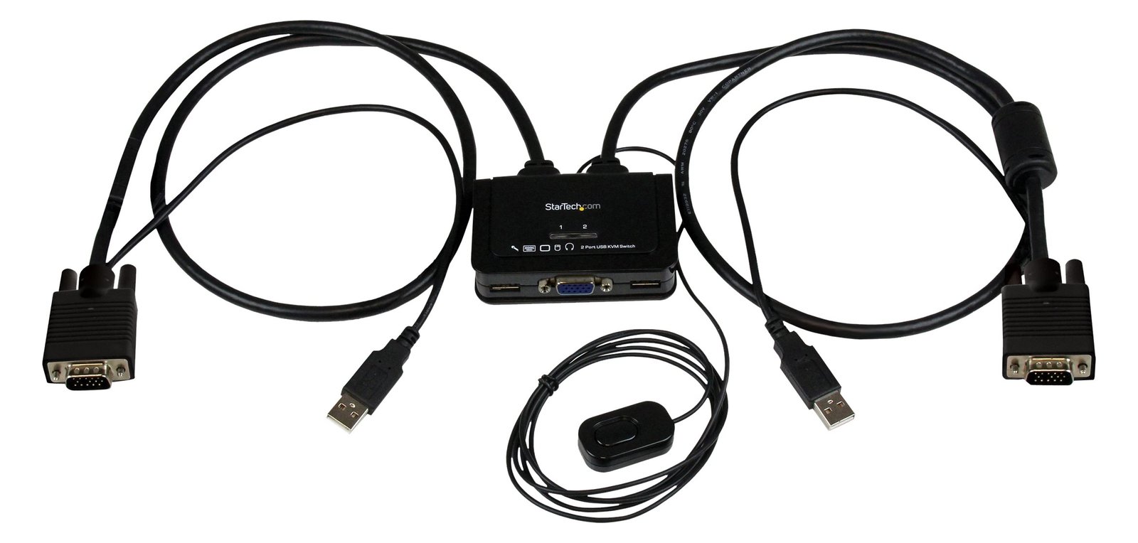 StarTech.com 2 Port VGA USB KVM Switch Kabel