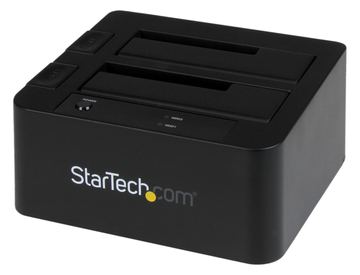 StarTech.com 2-fach USB 3.0 / eSATA Festplatten Dockingstation mit UASP für 2,5/3,5 SSD / HDD - Serial-ATA USB Dual von LumaTech