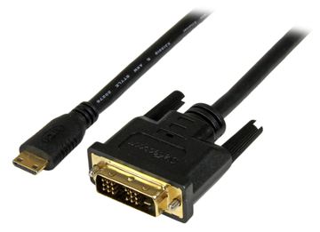 StarTech.com 2m Mini HDMI auf DVI Kabel - mini HDMI Typ-C / DVI-D Adapterkabel - St/St - Videokabel - DVI-D (M) von LumaTech