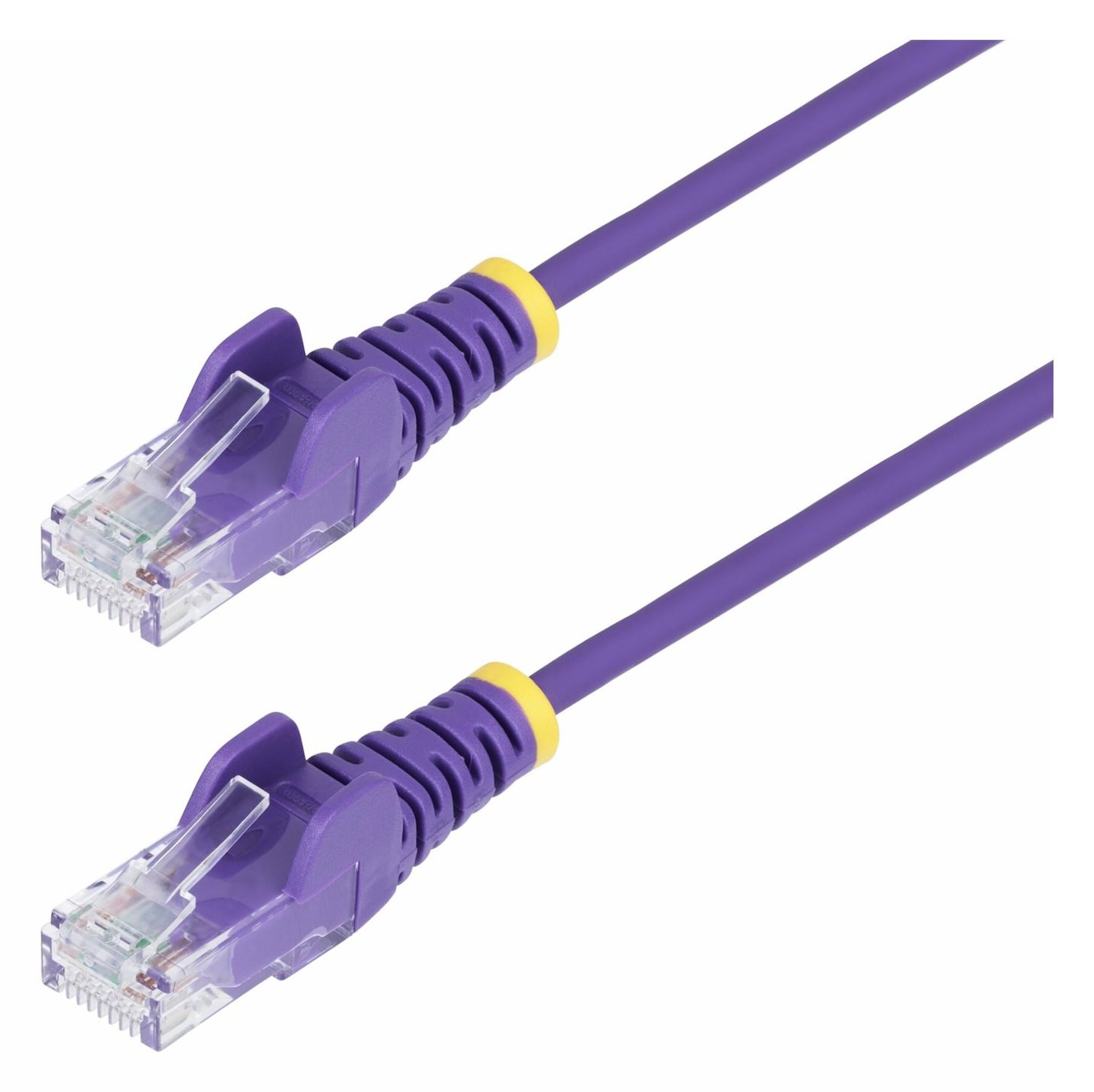 StarTech.com 2m Purple Slim CAT6 Ethernet Cable, Snagless, 28AWG, LSZH - Patch-Kabel - RJ-45 (M)