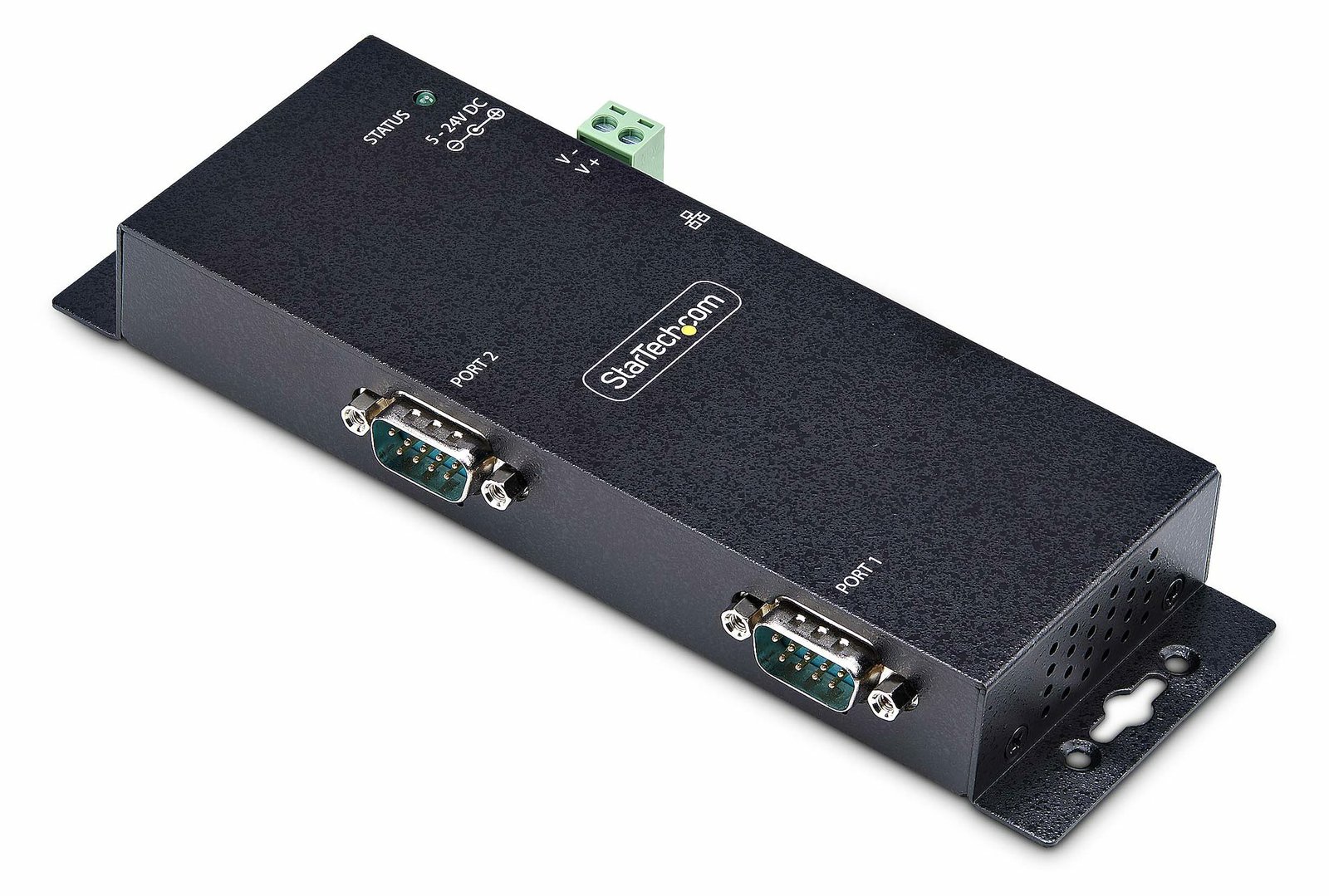StarTech.com 2P Serial to Ethernet Adapter, IP LAN to RS232 DB9 Converter
