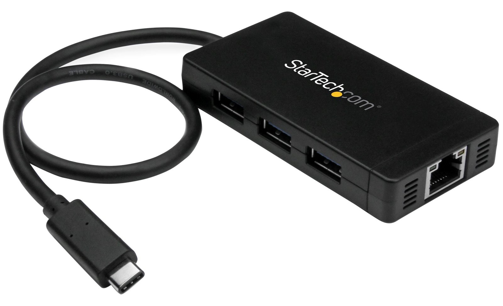 StarTech.com 3 Port USB 3.0 Hub mit USB-C und Gigabit Ethernet
