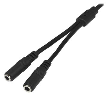 StarTech.com 3,5mm Klinke Y-Splitter Kabel - Headset Splitter von LumaTech