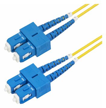 StarTech.com 30m (98.4ft) SC to SC (UPC) OS2 Single Mode Duplex Fiber Optic Cable, 9/125µm, Laser Optimized, 40G/100G von LumaTech