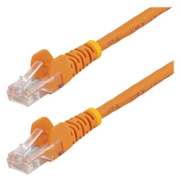 StarTech.com 3m Cat5e RJ45 UTP Netzwerkkabel Snagless - Cat 5e Patchkabel - Orange - Stecker / Stecker - Patch-Kabel von LumaTech