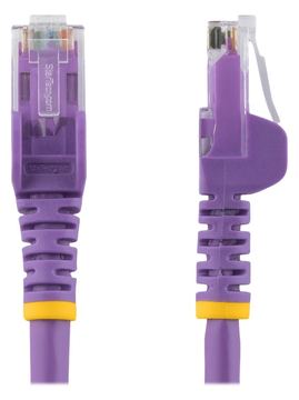 StarTech.com 3m Cat6 Snagless RJ45 Ethernet Netzwerkkabel - Lila - 3m Cat 6 UTP Kabel - Netzwerkkabel - RJ-45 (M) von LumaTech