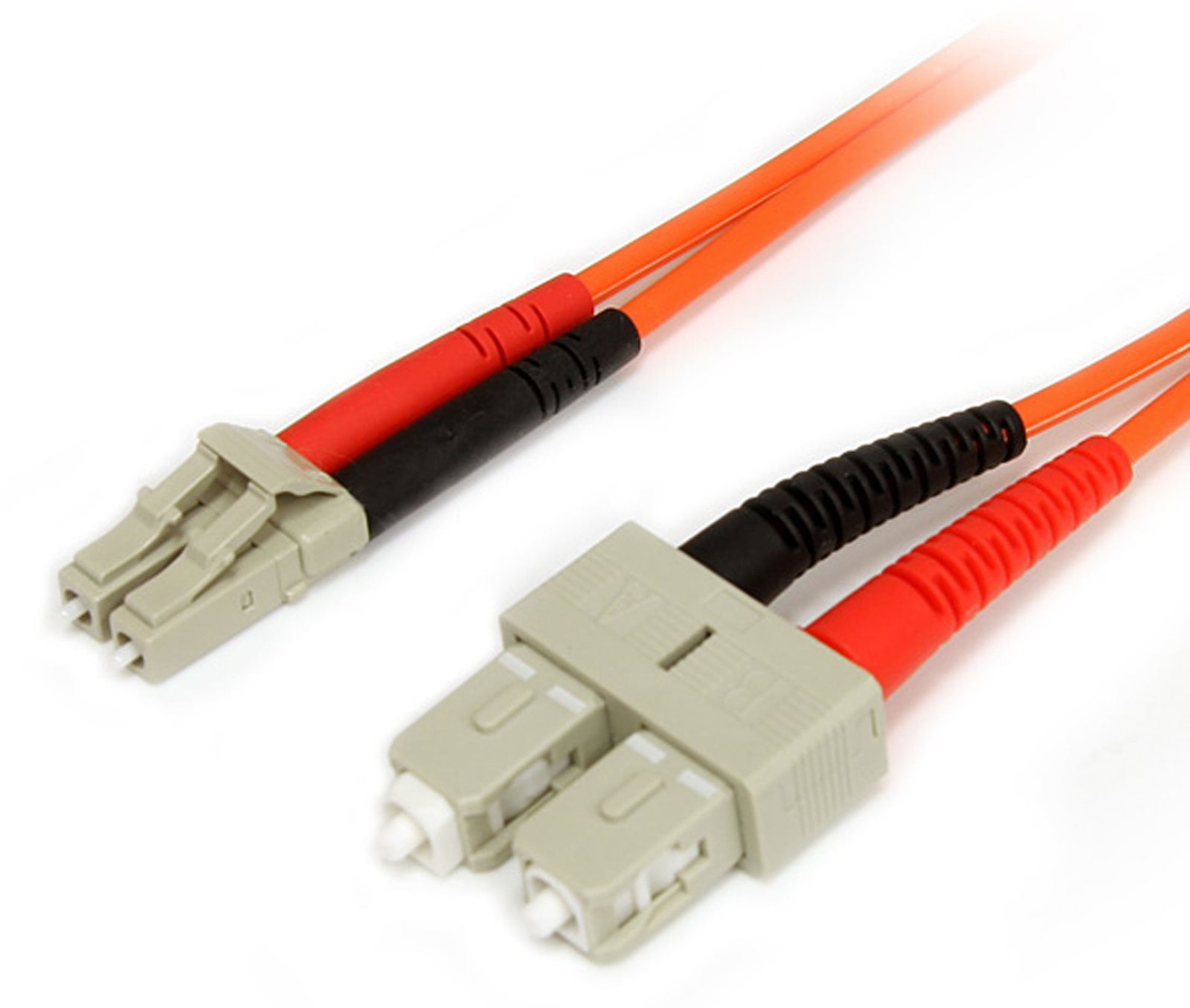 StarTech.com 3m Fiber Optic Cable - Multimode Duplex 62.5/125 - LSZH - LC/SC - OM1 - LC to SC Fiber Patch Cable