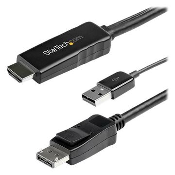 StarTech.com 3m HDMI to DisplayPort Adapter Cable with USB Power - 4K 30Hz Active HDMI to DP 1.2 Converter (HD2DPMM3M) von LumaTech