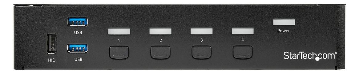 StarTech.com 4 Port DisplayPort KVM Switch - DP KVM Umschalter mit USB 3.0 Hub