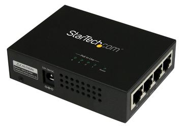 StarTech.com 4 Port Gigabit midspan - PoE+ Injektor von LumaTech
