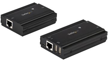 StarTech.com 4 Port USB 2.0 Extender-Hub über ein einzelnes CAT5e/CAT6 Ethernet Kabel (RJ45) von LumaTech