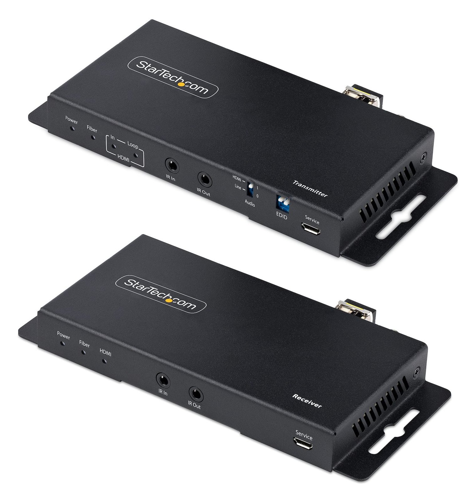 StarTech.com 4K HDMI over Fiber Extender Kit, 4K 60Hz up to 3300ft/1km (Single Mode)