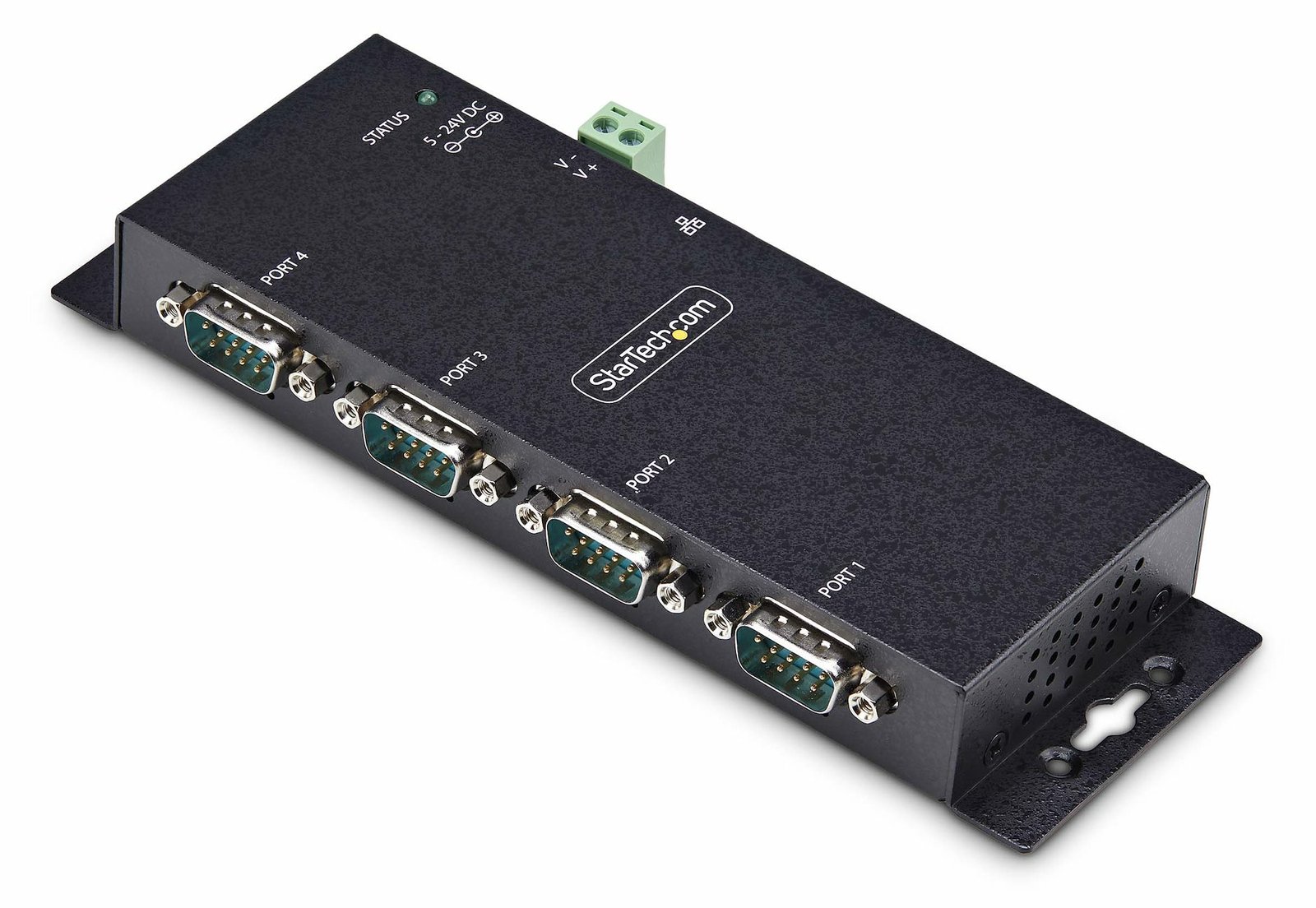 StarTech.com 4P Serial to Ethernet Adapter, IP LAN to RS232 DB9 Converter